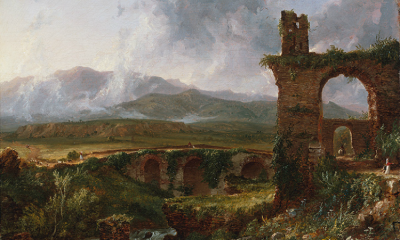 A View Near Tivoli (Morning) by Thomas Cole