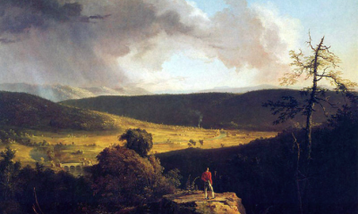 View of L'Esperance on the Schoharie River by Thomas Cole