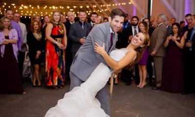 Couple dancing at the Historic Catskill Point