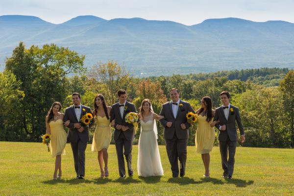 Catskill Mountains Wedding Invitation with A7 Envelopes Green Rolling Hills  – Nesting Project LLC