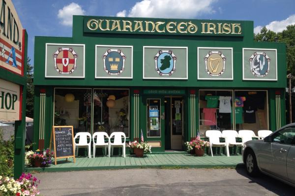 Guaranteed Irish exterior and parking lot