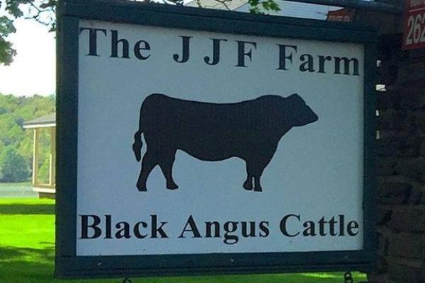 JJF Farm sign