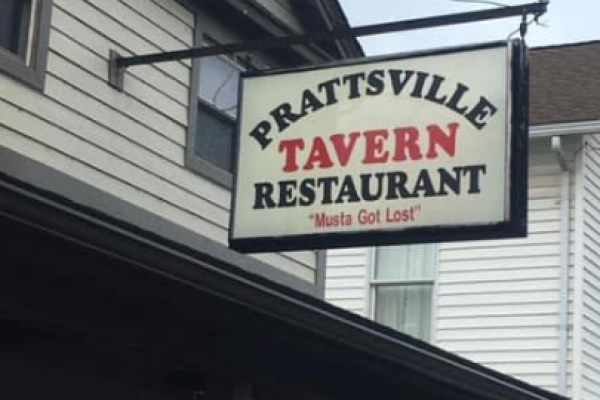 prattsville tavern sign