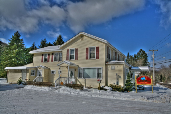 mountain treasure bnb in winter