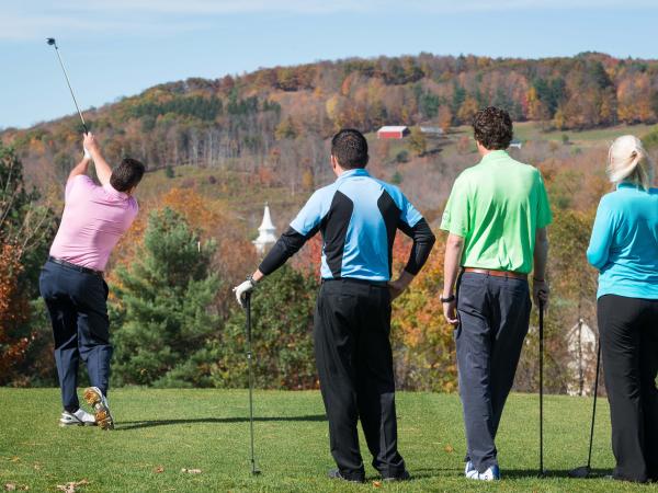Fall golfing in the Catskills