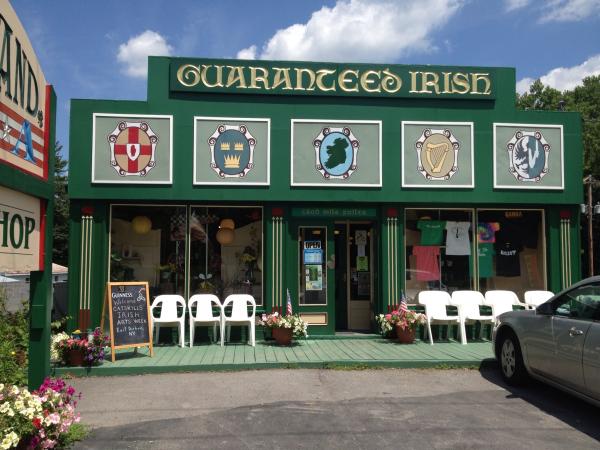 Guaranteed Irish exterior and parking lot