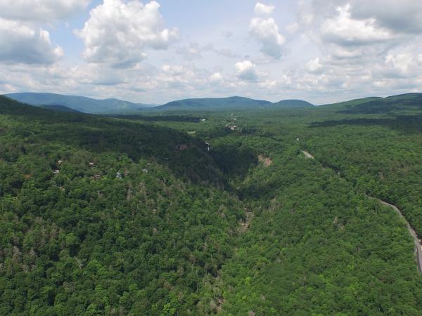 Scenic byway drives in the Catskills of New York