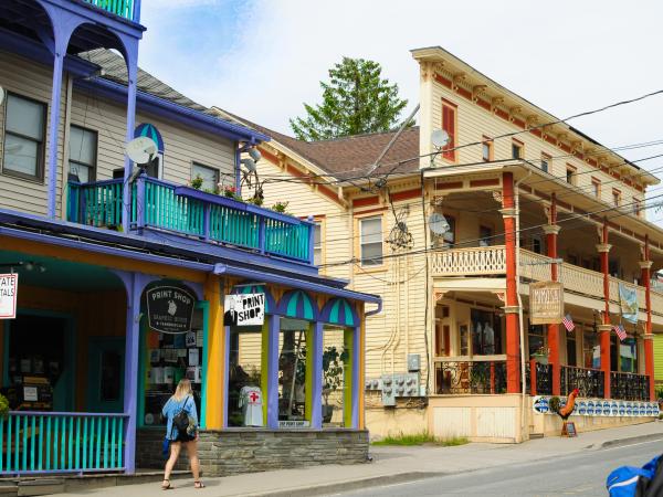 Main Street in Catskill NY by Nancy De Flon