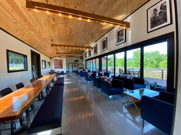 Indoor tasting room at The Vineyard at Windham