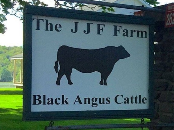 JJF Farm sign