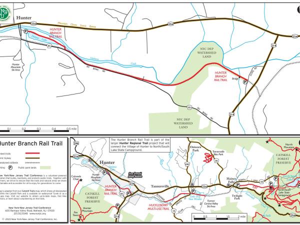 hunter regional trails map
