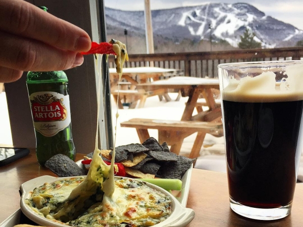 view from Hunter Mountain Brewery