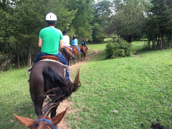 horseback riding in the Catskills