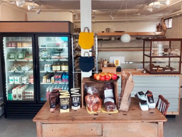 Entrance into store 