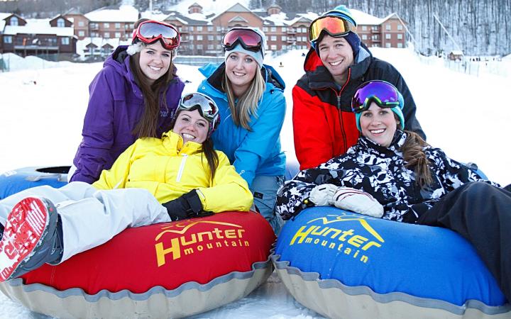 Snowtubing at Hunter Mountain Ski Resort