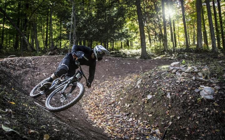 downhill mountain biking at windham