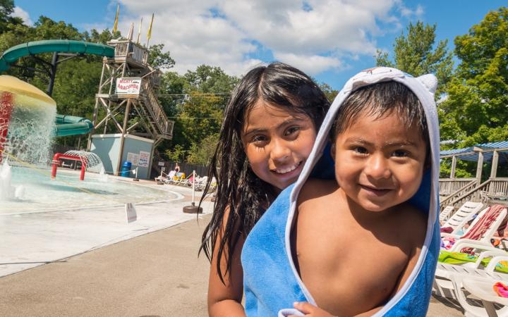 Kids at Zoom Flume Water Park