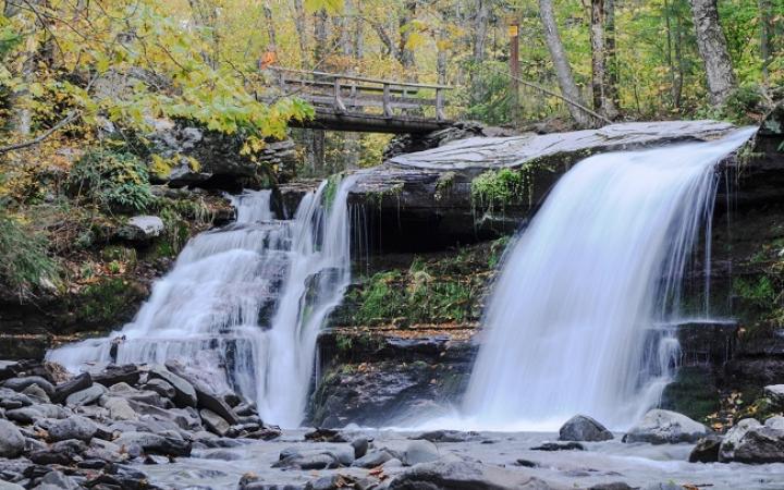 Diamond Notch Falls in Spring