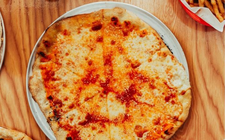 Pizza from Sal's Mountain Pizza in the Catskills