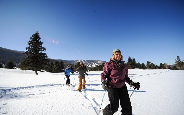snowshoeing in the catskills 