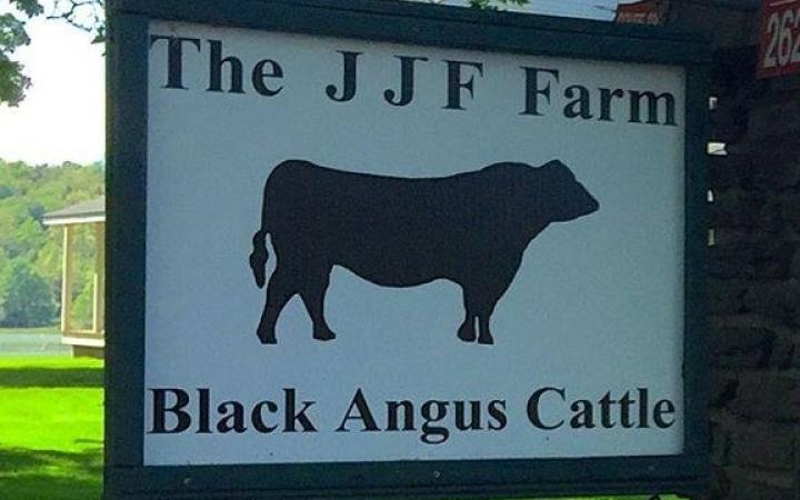 JJF Farm sign