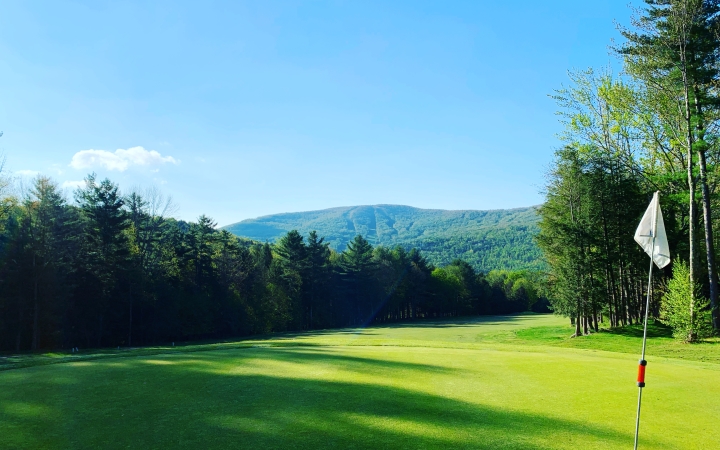 golf course in the sun