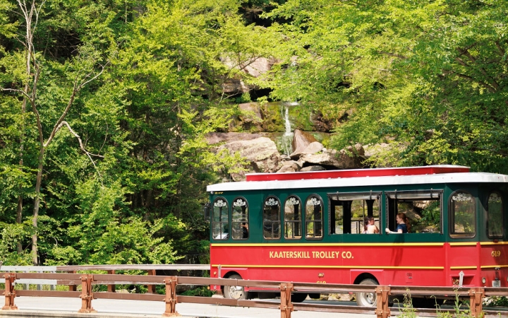 trolley driving