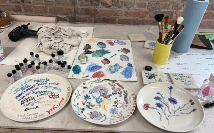 Second Saturday: China Painting Workshop with Cone Zero Ceramics