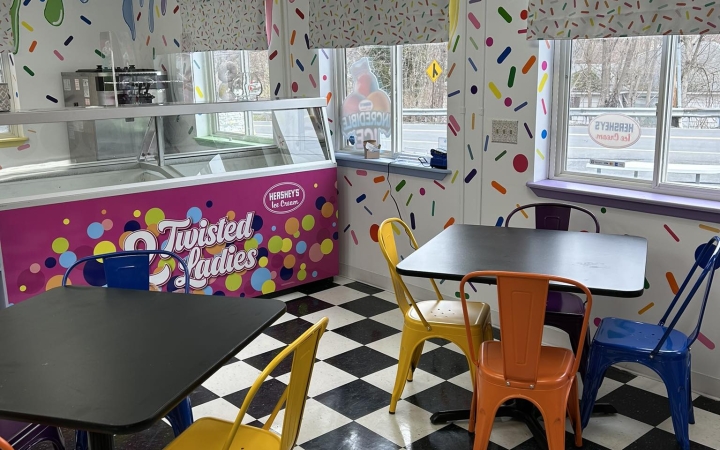 Interior of shop