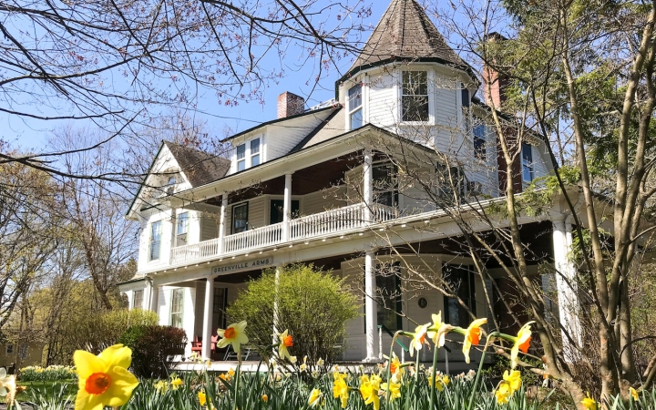 Greenville Arms spring and summer