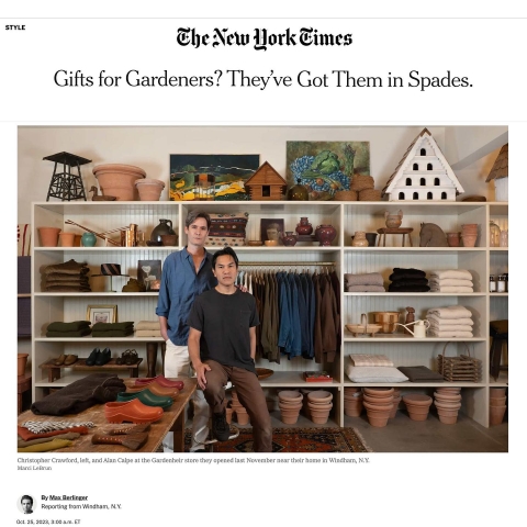 Gardenheir NY Times Article